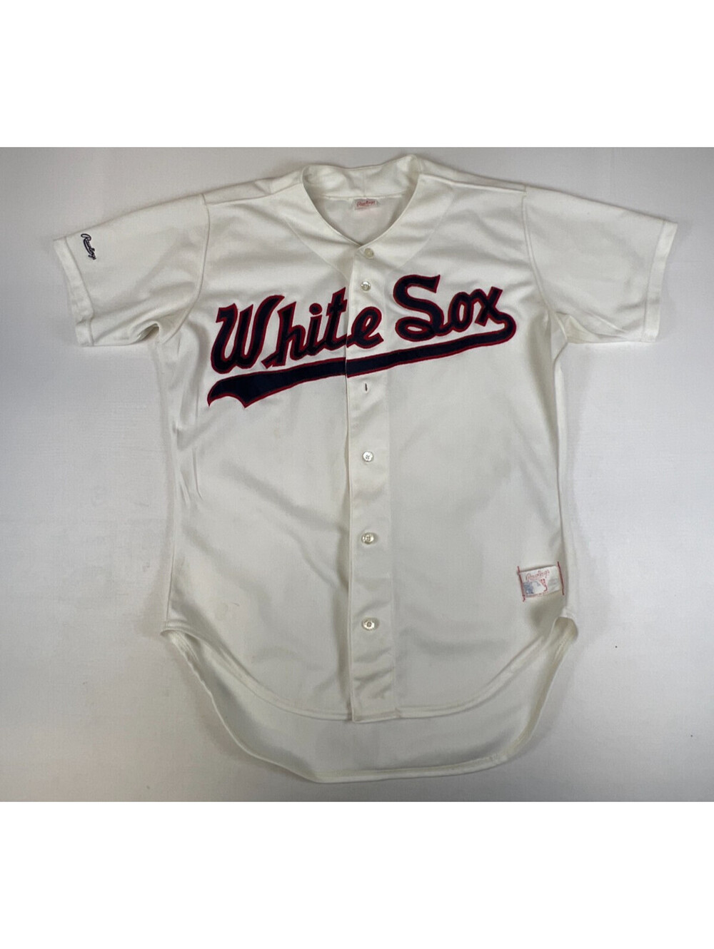 Vintage Chicago White Sox Jersey Size 46 Rawlings MLB 80s 90s #3 White